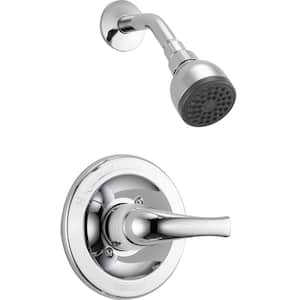 1-Handle Wall Mount Shower Faucet Trim Kit in Chrome (Valve Not Included)
