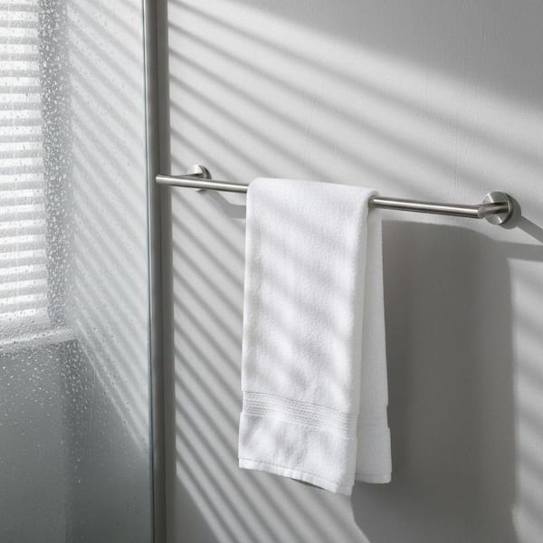 32 in. Wall Mount Towel Bar Bath Hardware Accessory in Brushed Nickel
