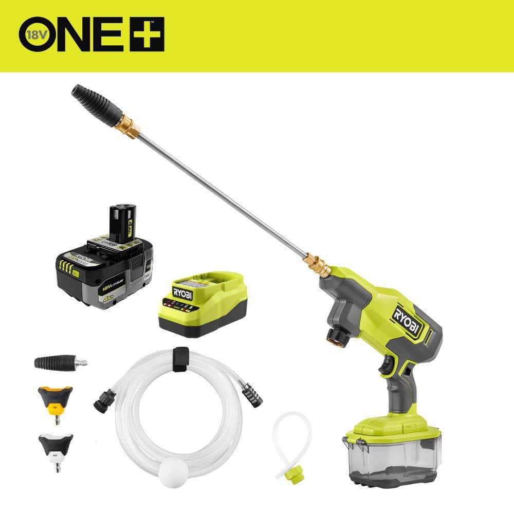 RYOBI ONE+ 18V 700 PSI 0.8 GPM Cordless Cold Water Electric Power
