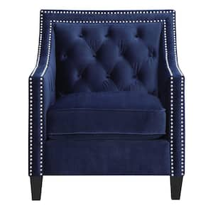 Teagan Navy Accent Chair