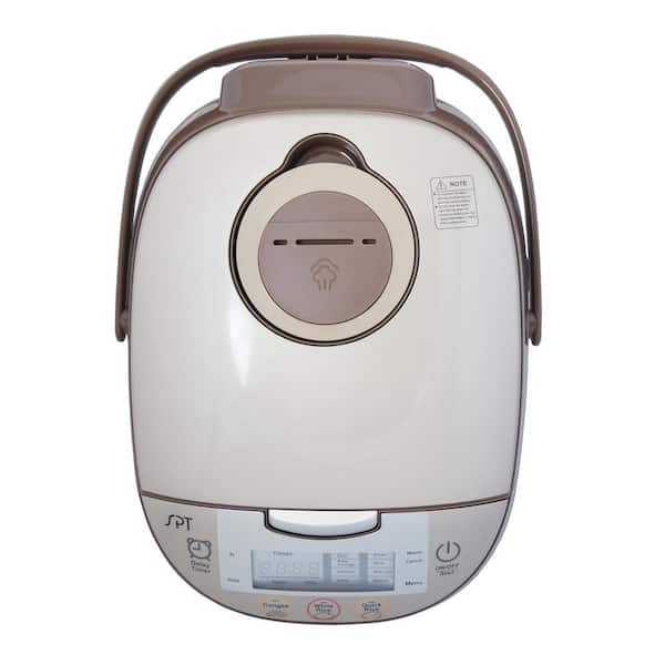 SPT 3-Cup Rice Cooker & Steamer - Stainless Steel - 540 ml