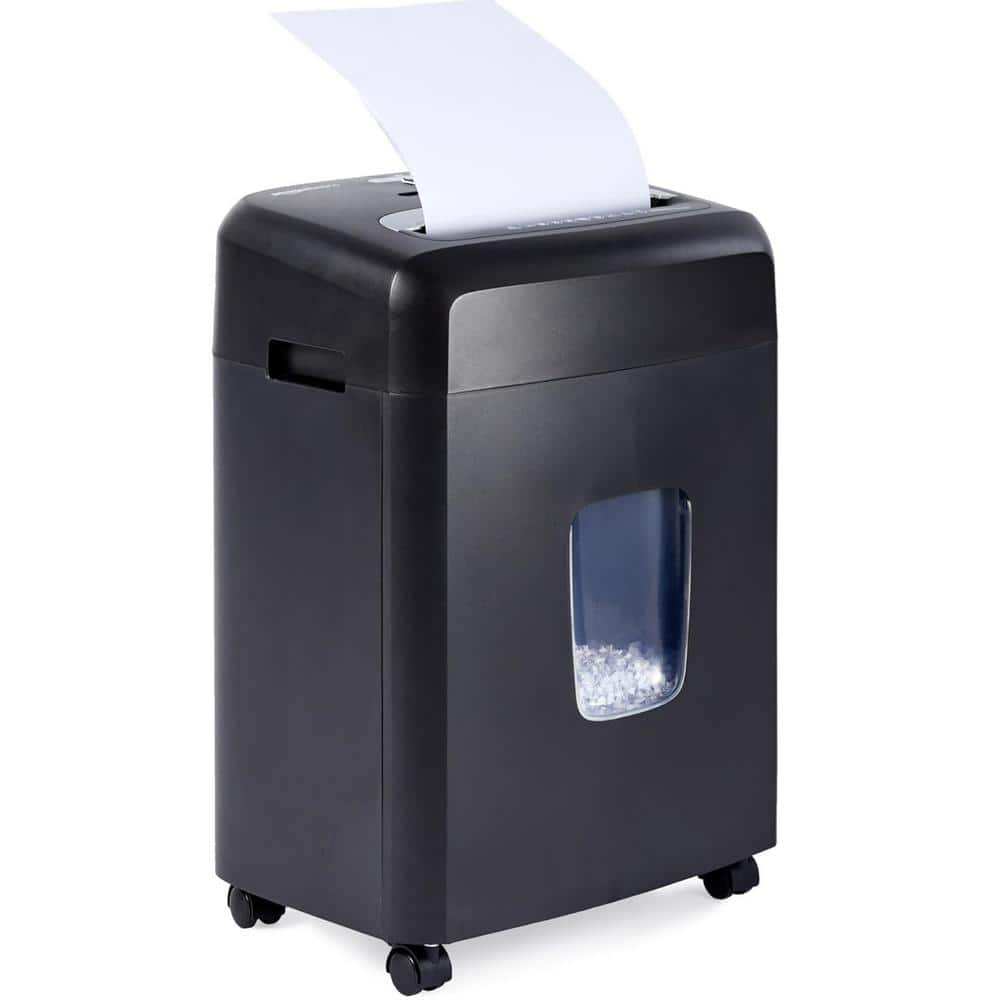 12-Sheet Micro Cut Paper and Credit Card, CD Shredder for Home, Office with 6 Gallon Bin in Black -  Etokfoks, MLPH005LT759