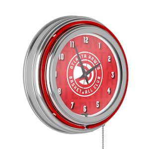 Coca-Cola Red Logo Lighted Analog Neon Clock COKE8DR-HD - The Home 