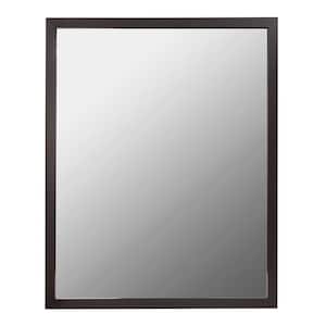 Reflections 24 in. W x 30 in. H Single Framed Wall Mirror in Oil Rubbed Bronze