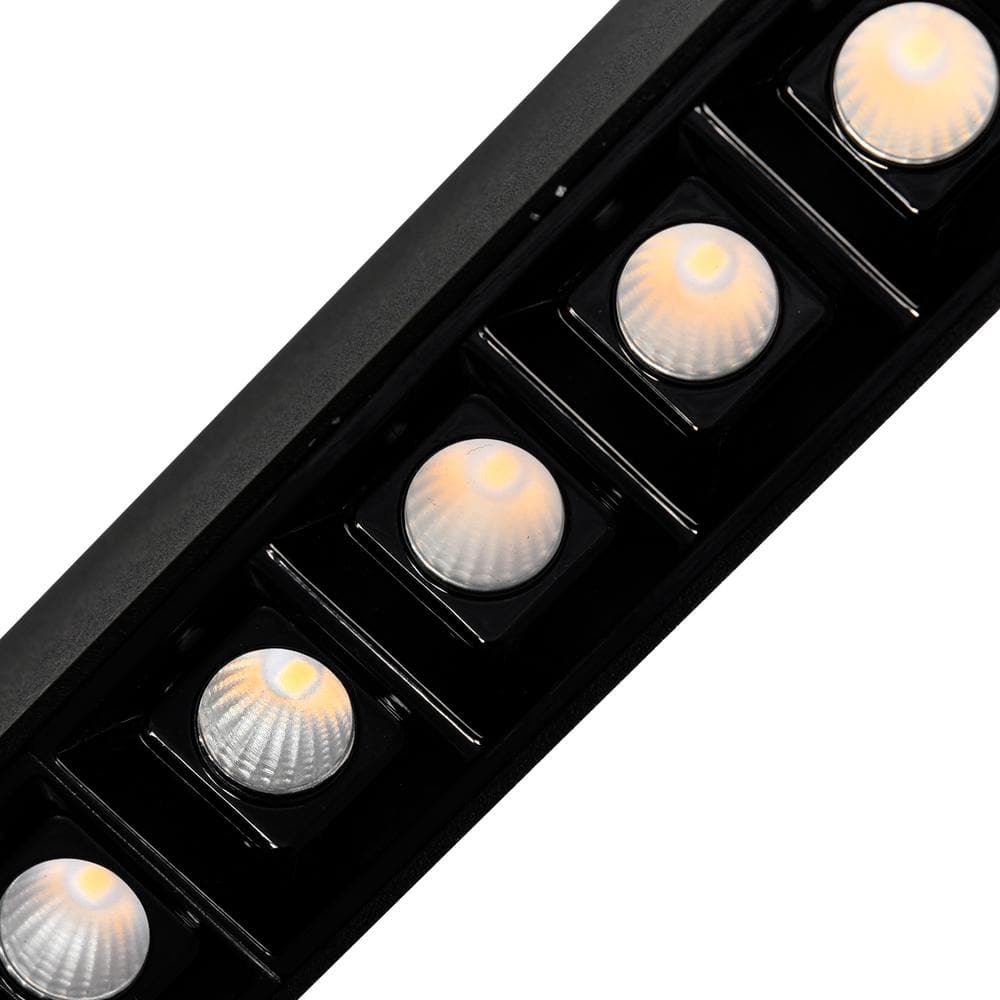 Pienza Sophisticated 45" LED Integrated Black Chandelier