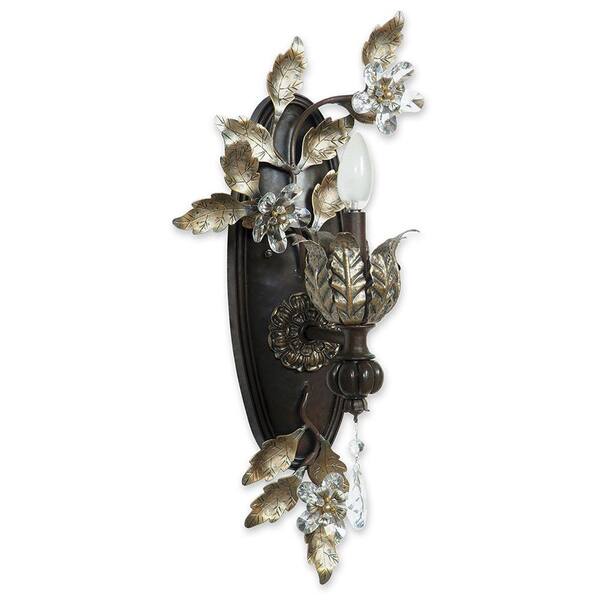 Yosemite Home Decor Splendido Collection Wall mount 1-Light Sconce-DISCONTINUED