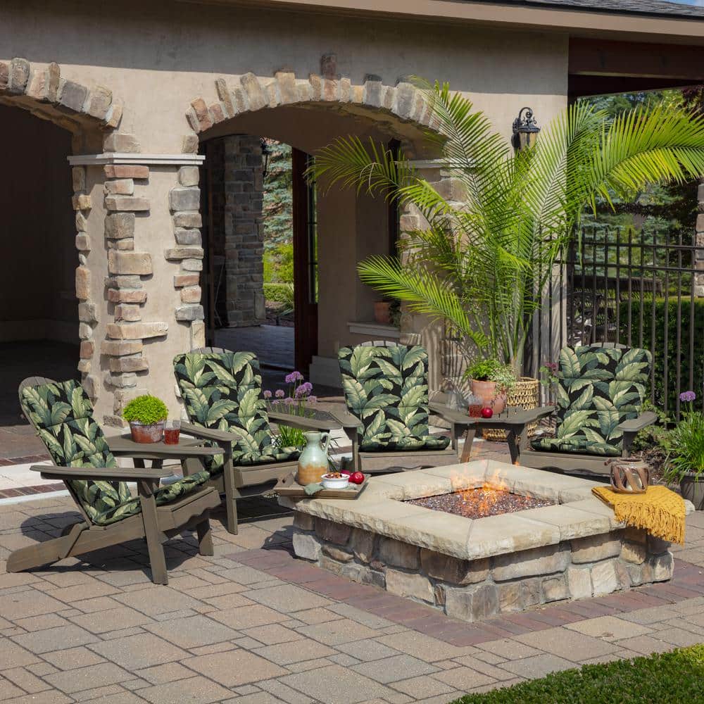 Onyx Cebu Adirondack Outdoor Chair Cushion with UV Protection