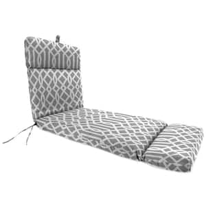 72 in. L x 22 in. W x 3.5 in. T Outdoor Chaise Lounge Cushion in Chauncey Pumice