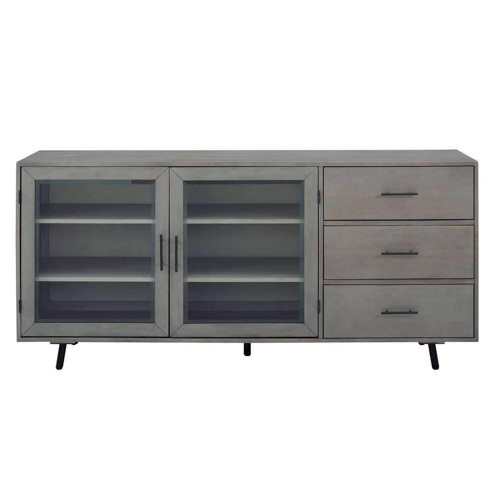 Steve Silver Fordham Light Gray Sideboard FD500SV - The Home Depot