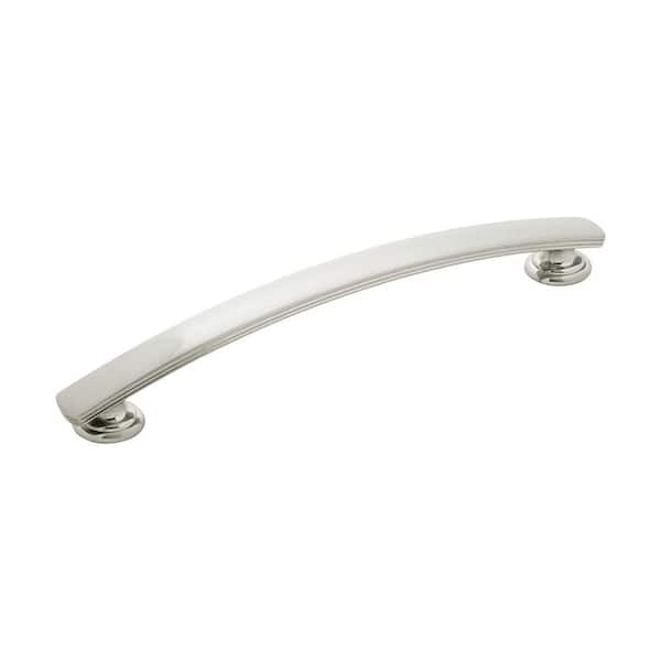HICKORY HARDWARE American Diner 6-5/16 in (160 mm) Center-to-Center Satin Nickel Cabinet Pull (10-Pack)