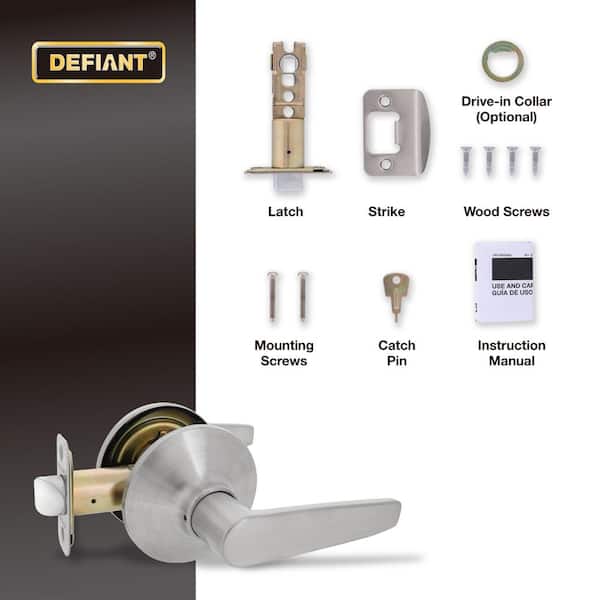 Defiant Olympic Stainless Steel Hall/Closet Door Handle 32LG603B