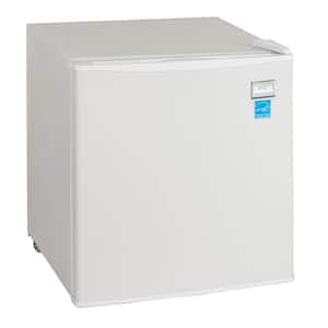 18 in. 1.7 cu. ft. Mini Refrigerator in White without Freezer