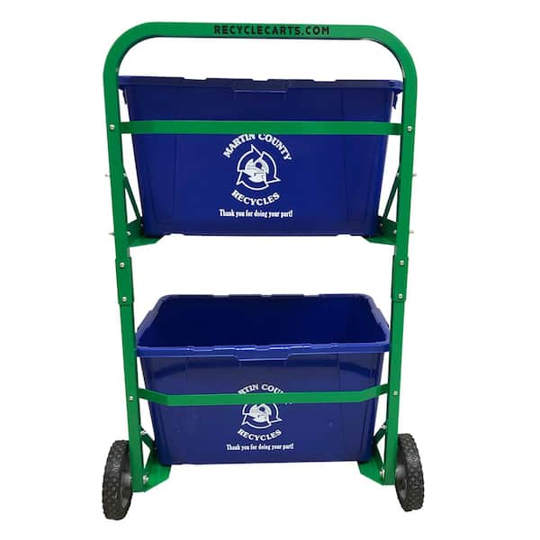 Recycle Bins Robust Recycle Cart for Simple Recycle Bin Moving 