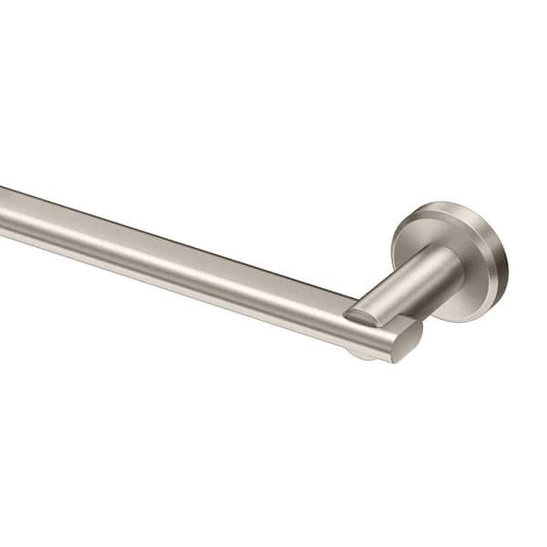 Gatco Locke 24 in. Wall Mounted Towel Bar in Satin Nickel