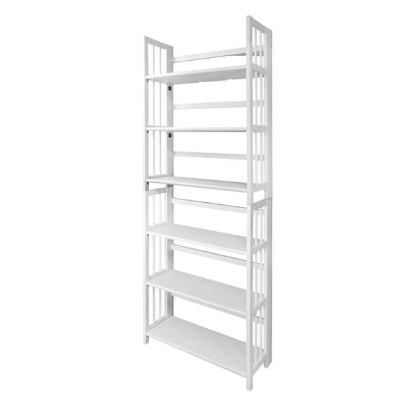 Casual Home White Folding/Stacking Open Bookcase 330-21 - The Home
