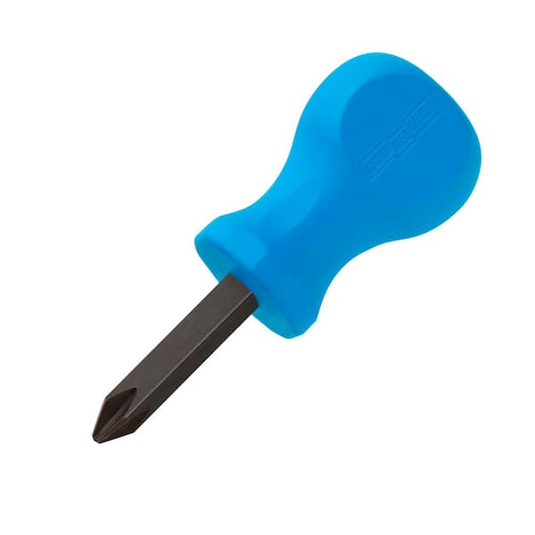 1.5 in. #2 Phillips Stubby Screwdriver Tri-Globe Handle