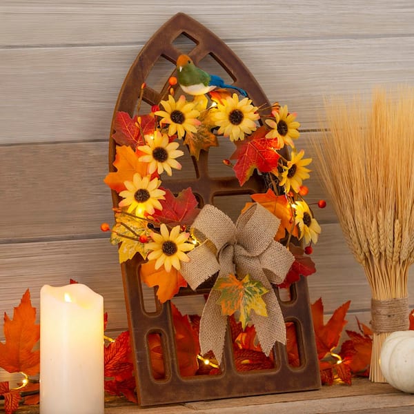 Evergreen Enterprises 20 in. Artificial Sunflowers Flowers in Boat