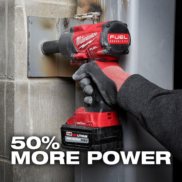 Milwaukee M18 18 Volt Lithium Ion High Output XC 8.0 Ah Battery 2 Pack 48 11 1880 48 11 1880 The Home Depot