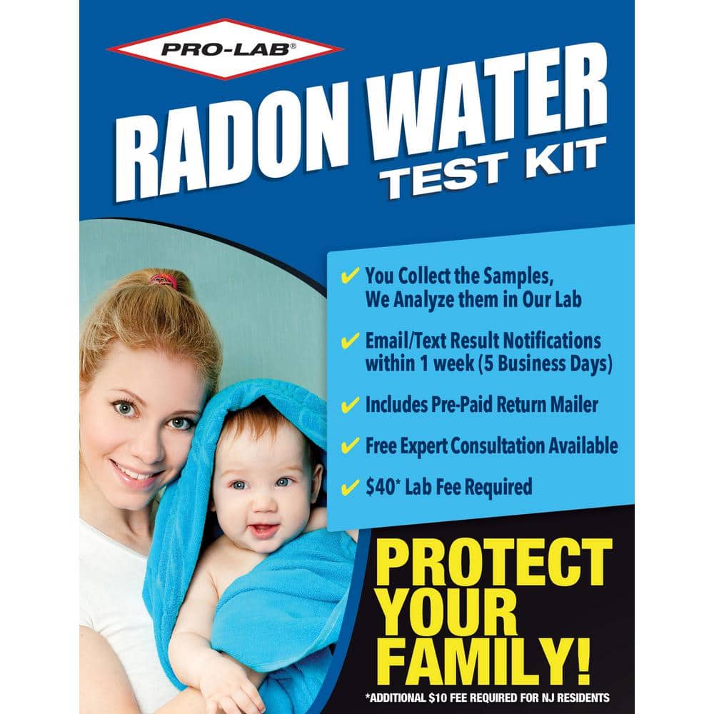 PRO-LAB Radon Gas Test Kit - Easy to Use, Reliable Results in 48