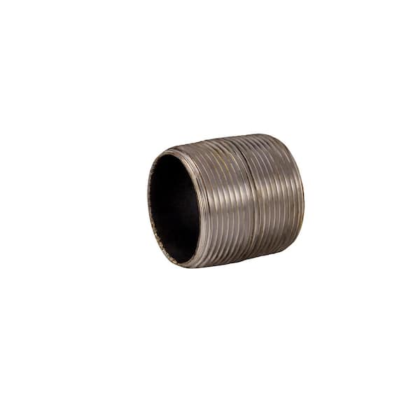 Southland 1-1/2 in. x Close Black Steel MPT Nipple