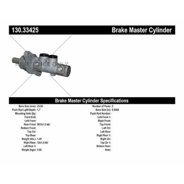 Centric Parts Brake Master Cylinder 2006-2007 Volkswagen Beetle 1.9L