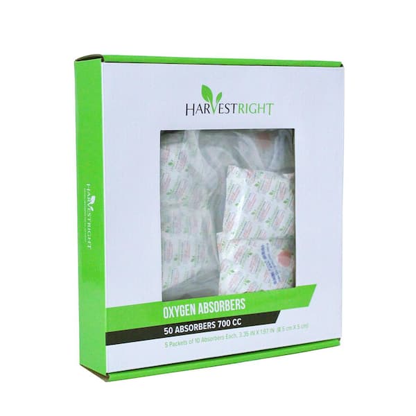 5 Gallon Mylar Storage Bags with Individually Wrapped Oxygen Absorbers 15  Pack