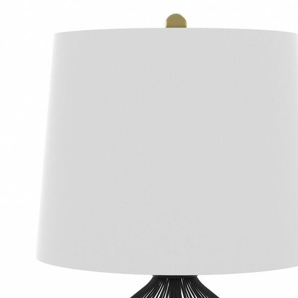 Black Ananas Table Lamp - Black Shade - Scenario Home