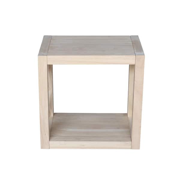 International Concepts Hampton Unfinished Accent Table