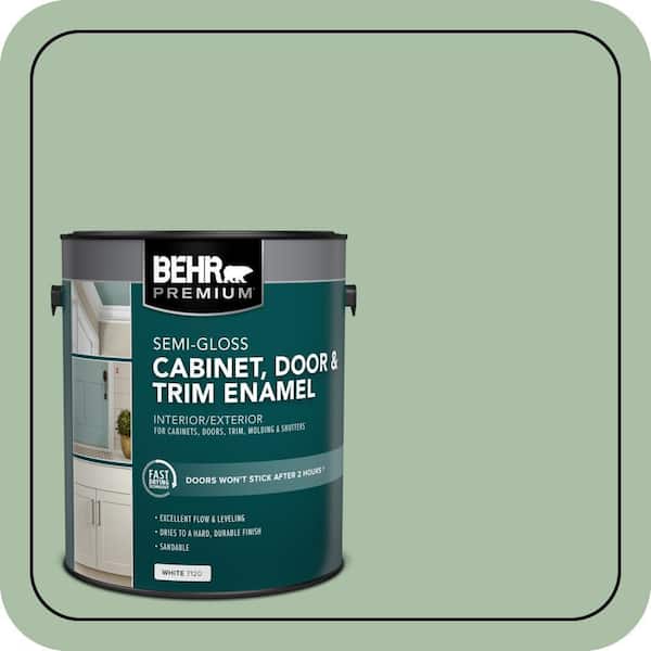BEHR PREMIUM 1 gal. #S400-4 Azalea Leaf Semi-Gloss Enamel Interior