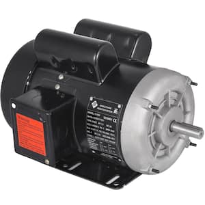 1.5 HP Air Compressor Motor 5/8 in. Shaft TEFC Electric Motor 3450 RPM Reversible Single Phase 56 Frame 115/230-Volt