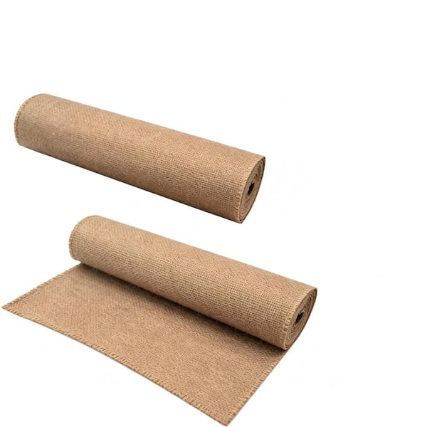 2 Roll Felt Liner Roll 15.7 x 118 Inch Cuttable Non Woven Fabric for Hanging Planters, Window Boxes and Pet Pads, Brown