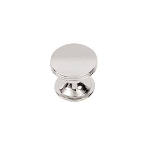 Elon 1-1/8 in. Polished Nickel Round Cabinet Knob