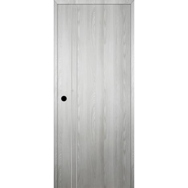 Belldinni Optima 2V DIY-Friendly 24 in. x 80 in. Right-Hand Solid Core Ribeira Ash Composite Single Prehung Interior Door