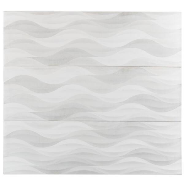 Apollo Tile Gray 12-in x 40-in Matte Ceramic Patterned Wall Tile (15.925-sq. ft/ Carton)