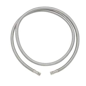 1/4 in. Compression x 1/4 in. Compression x 60 in. Length Braided Stainless Steel Ice Maker Supply Line