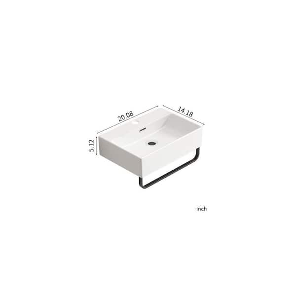 Tenleaf 20.08 in. W x 14.18 in. D x 5.12 in. H Wall Mounted