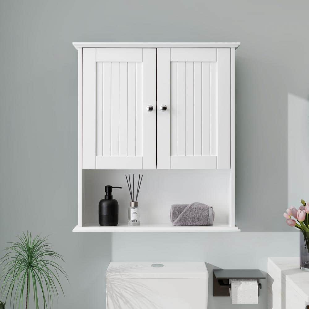 SJ STAR&JANE Noah 26 in. W x 8 in. D x 30 in. H Bathroom Storage Wall ...
