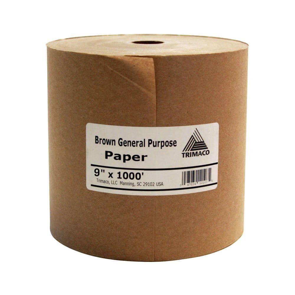 2 Rolls of Paint Masking Paper Kraft Paper Masking Paper for Painting  Furniture Floor Protection