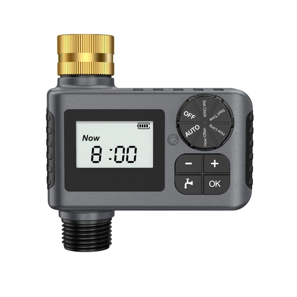 Brass Water Timer Programmable Sprinkler Timer Auto Manual Rain Delay Outdoor Hose Irrigation System 1 Piece price history on PriceWatchPro