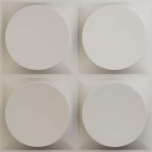 19 5/8 in. x 19 5/8 in. Adonis EnduraWall Decorative 3D Wall Panel, Satin Blossom White (12-Pack for 32.04 Sq. Ft.)