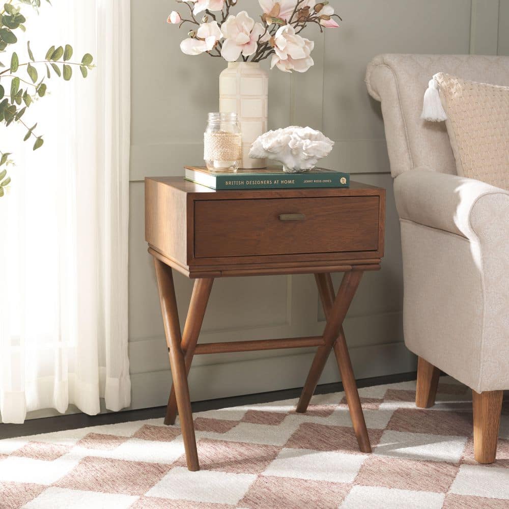 Sixtine Natural 1-Drawer Nightstand
