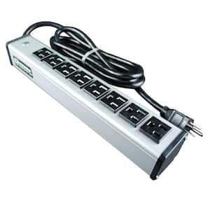 Wiremold 8-Outlet 15 Amp Compact Power Strip, 15 ft. Cord