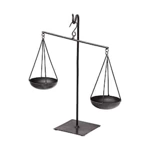 13 in. Black Libra Black Vintage Decorative Scale