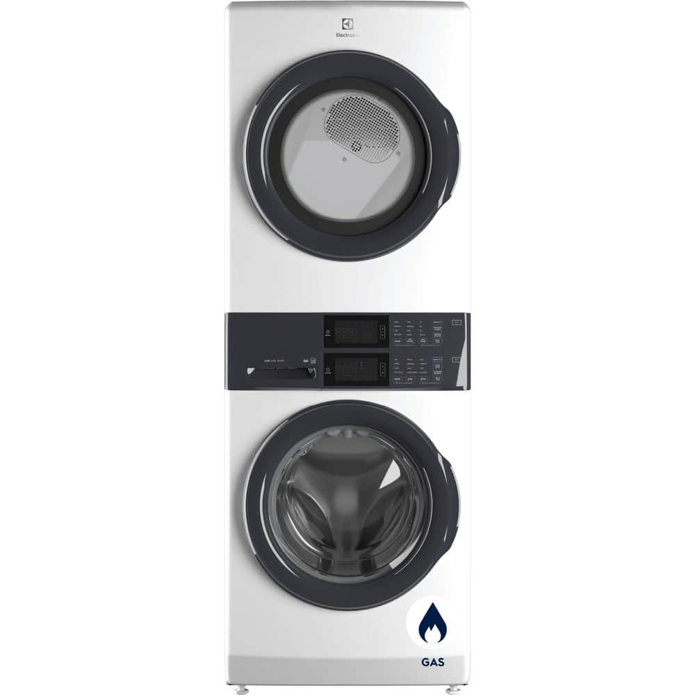 Electrolux 4.4 cu. ft. Stacked Washer and 8.0 cu. ft. Gas