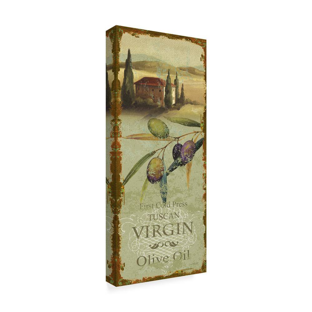 Tuscan Delight IV Olive Oil Canvas Art with Floater Frame