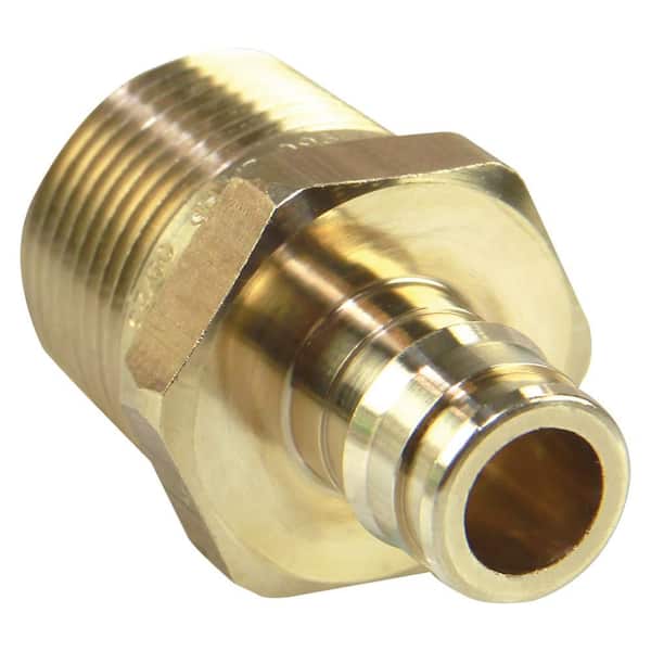 ProPEX 1/2 in. PEX-A Expansion Barb x 3/4 in. NPT Lead-Free Brass Reducing Male Threaded Adapter (25-Pack)
