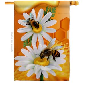 28 in. x 40 in. Sweet Honey Garden Friends House Flag Double-Sided Decorative Vertical Flags