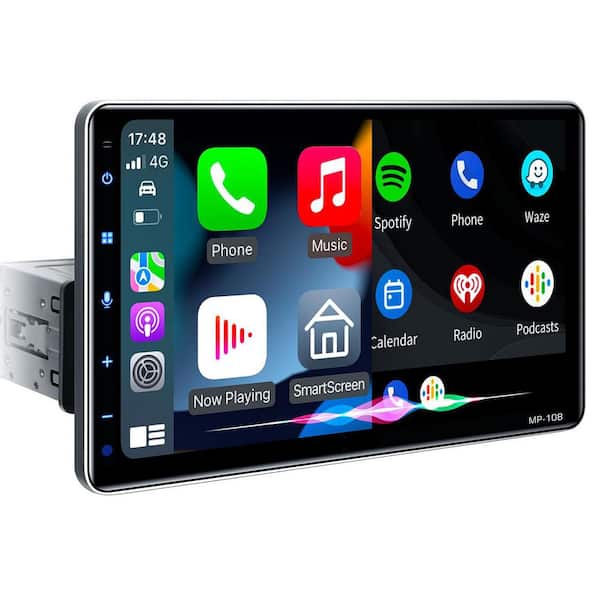 10.1 in Wireless Touch Screen Car Stereo Audio Receiver Headunit FM AM Navigation SWC Bluetooth 240W 1 Pack