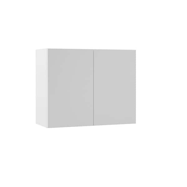 Designer Series Edgeley Assembled 30x24x12 in. Wall Kitchen Cabinet in White