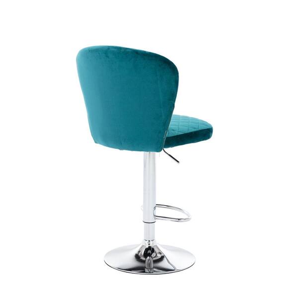 teal counter chairs